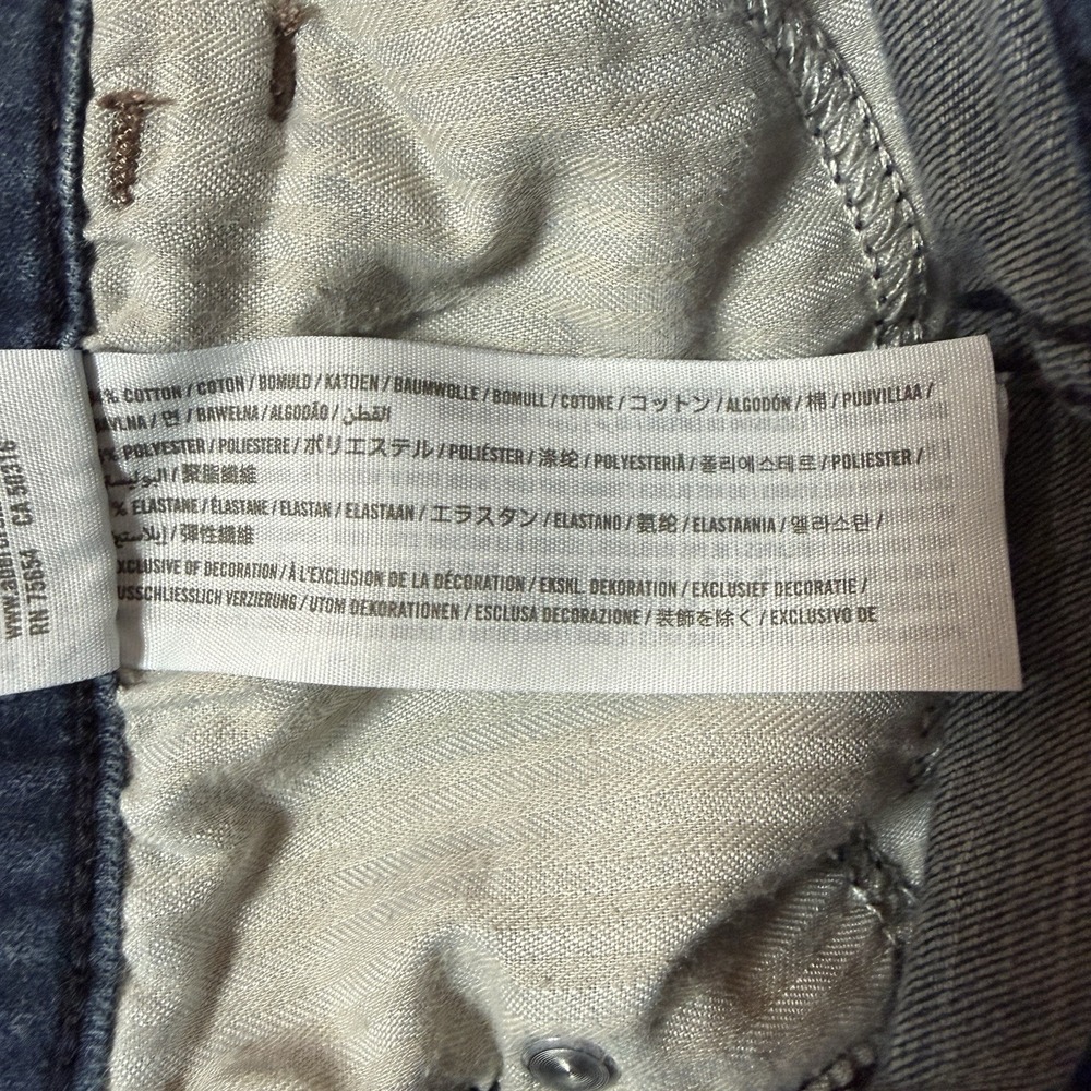 Abercrombie & Fitch Harper Low Rise Super Skinny Jeans Women's 28R 28x26 Dark - Picture 6 of 13